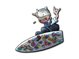 Sticker Bomb Surf K (Foil)